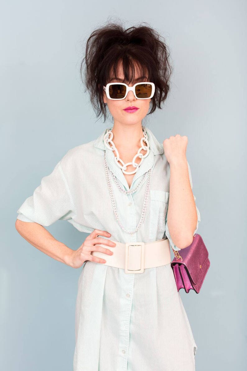 MINT SHIRT DRESS image 1