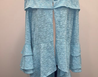 Blue Lace Cardigan