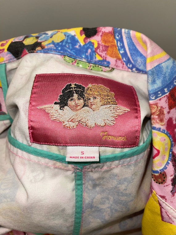 Pink Printed Jacket - image 5