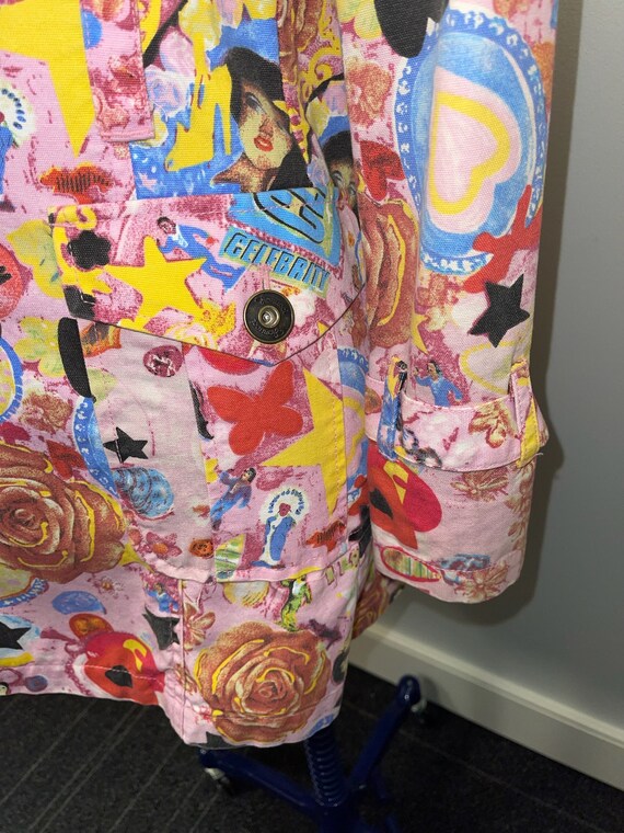 Pink Printed Jacket - image 4