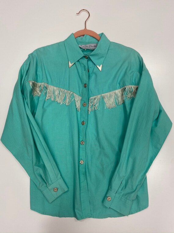 Teal Rodeo Shirt