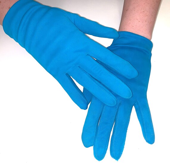 Blue Driving Gloves - image 4