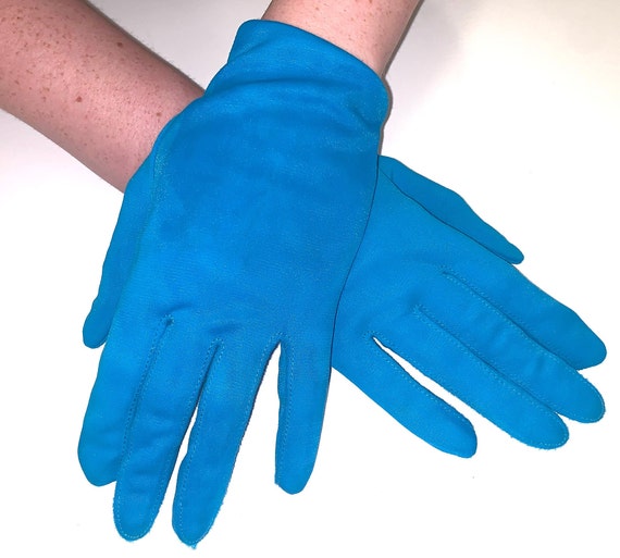 Blue Driving Gloves - image 2