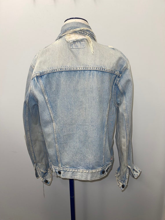 Distressed Denim Jacket - image 3