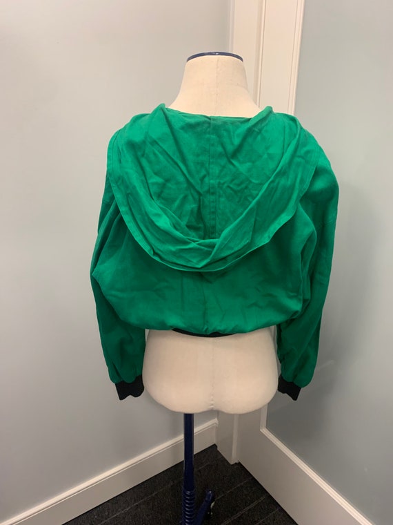 Emerald Nautical Bomber Jacket - image 2