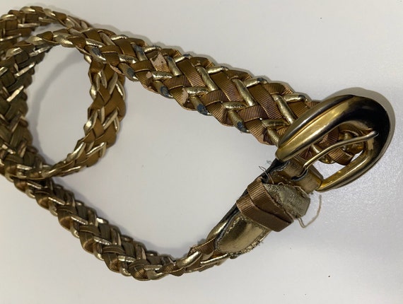 Gold Braided Belt - image 3