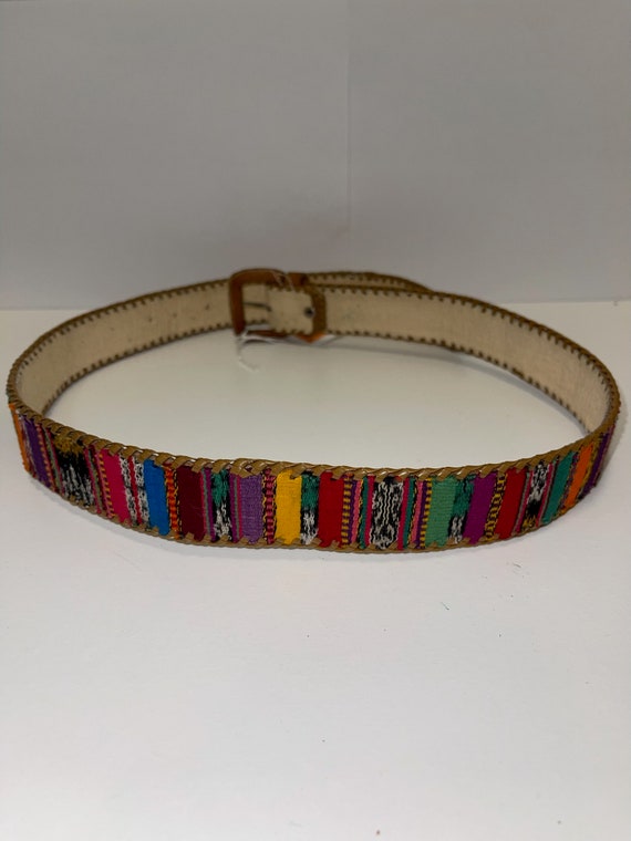 Rainbow Woven Belt