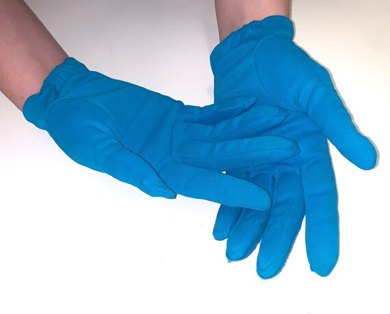 Blue Driving Gloves - image 3