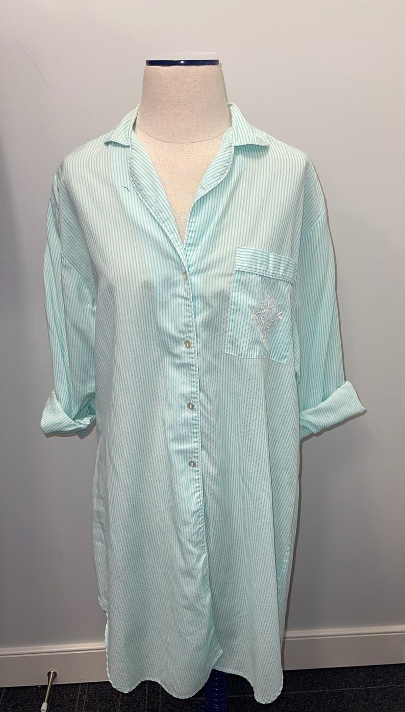 MINT SHIRT DRESS image 4