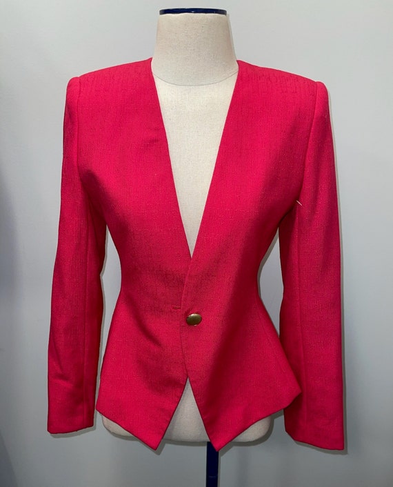 Hot Pink Structural Blazer