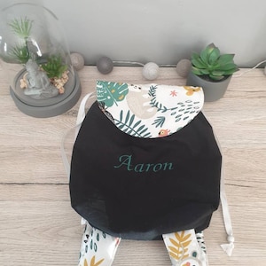 Sac à dos maternelle,animaux junge crèche nounou personnalisable