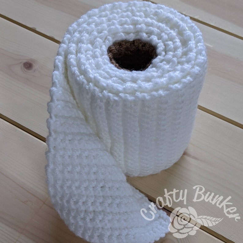 Toilet Paper Scarf, to Scarf, Gag Gift, Humorous Gift, White Scarf