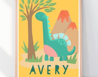 Dinosaur Nursery Illustration