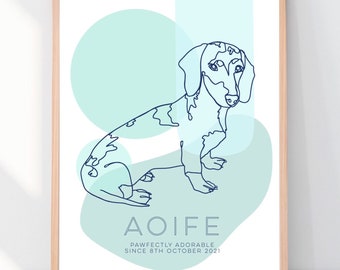 Personalised Contemporary Pet Illustration