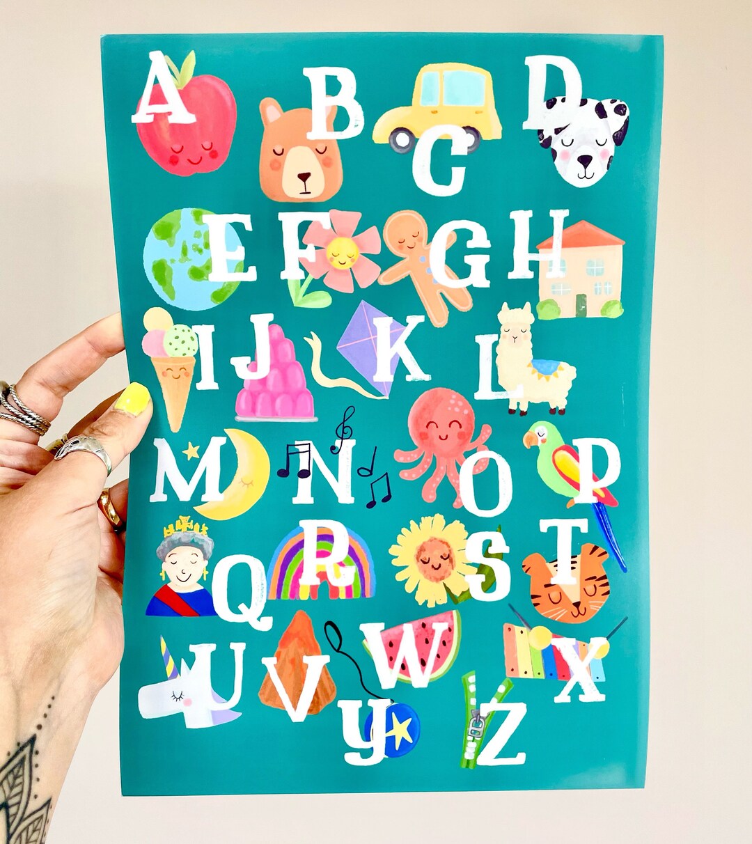 My First Alphabet Nursery Decor Etsy