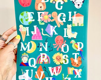 My First Alphabet Nursery Decor