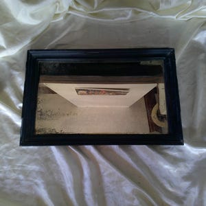 Old rectangular mirror