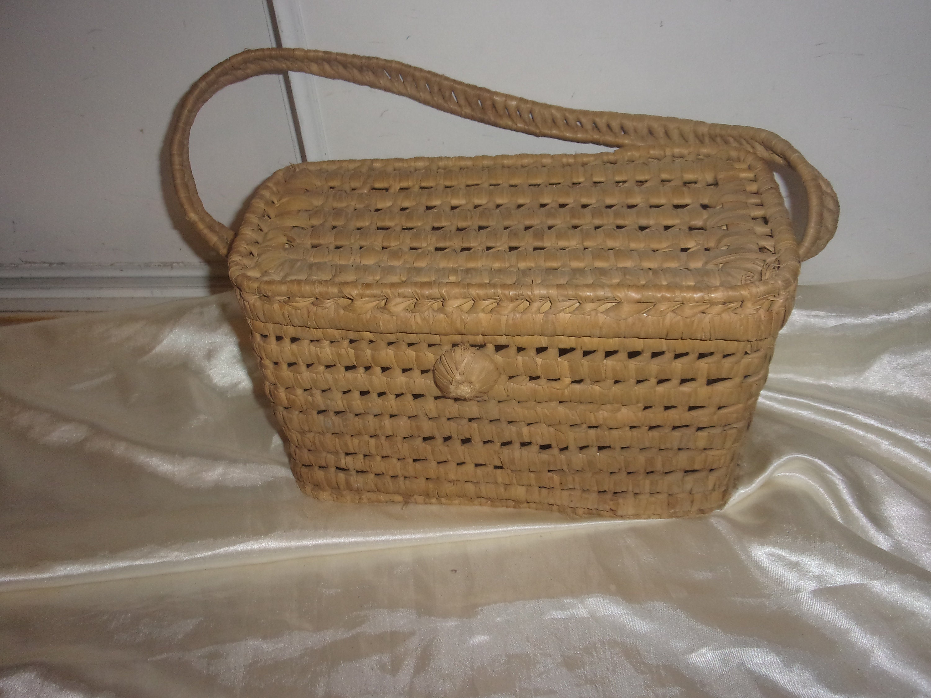 Panier en Palme Tressé