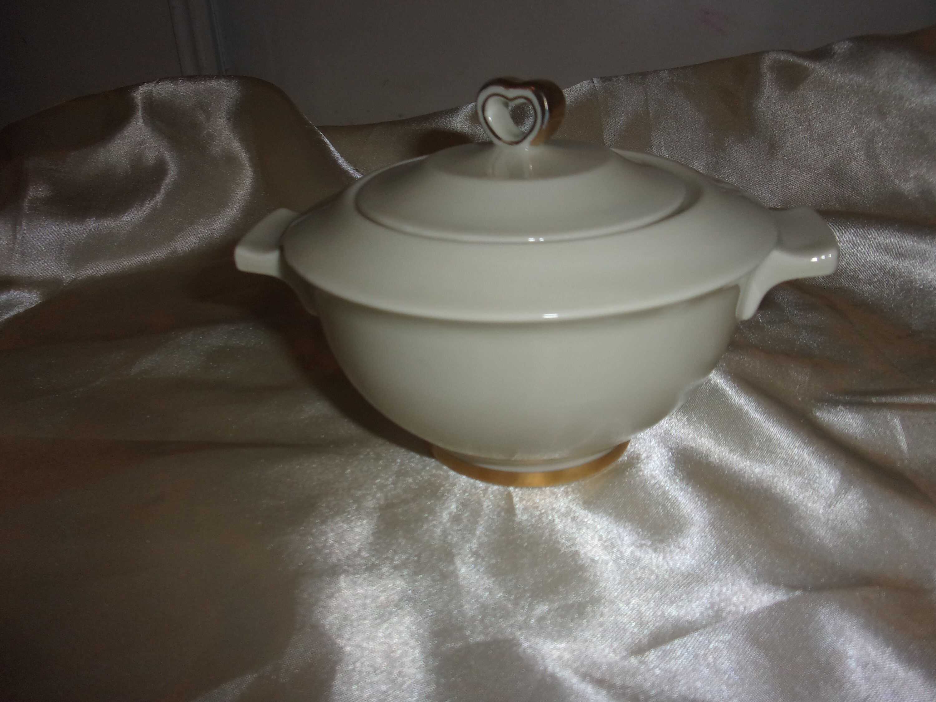 Sucrier Théodore Haviland Porcelaine Limoges Art Déco