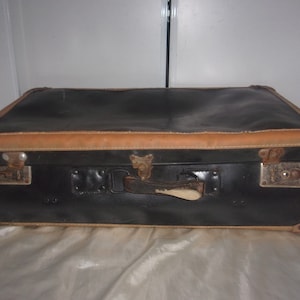 Old cardboard suitcase