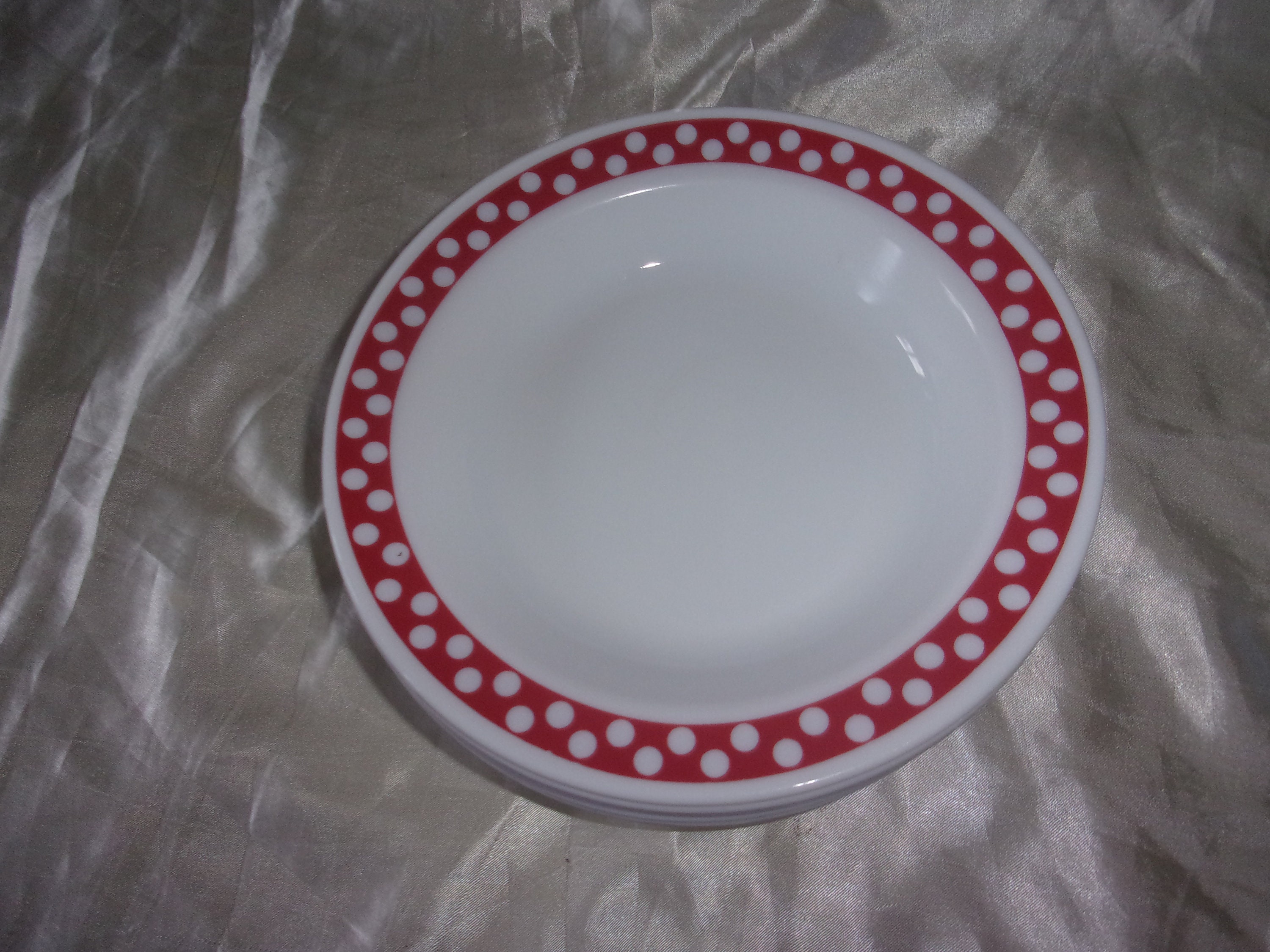 Lot de 8 Assiettes à Soupe Année 70