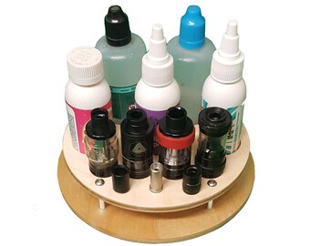 circle Vape stand station tray e juice tanks drip tip holder