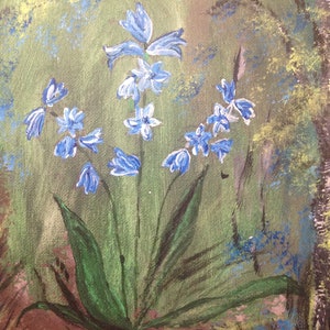 Mackinac Island &quot; Bluebells  &quot; ( print )