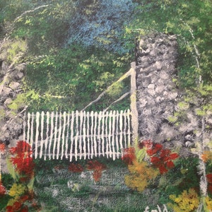 Mackinac Island &quot; Stone Wall &quot; ( print )
