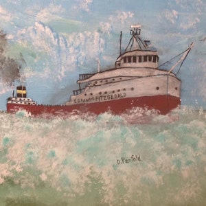 Edmund Fitzgerald Art work... Edmund Fitzgerald print