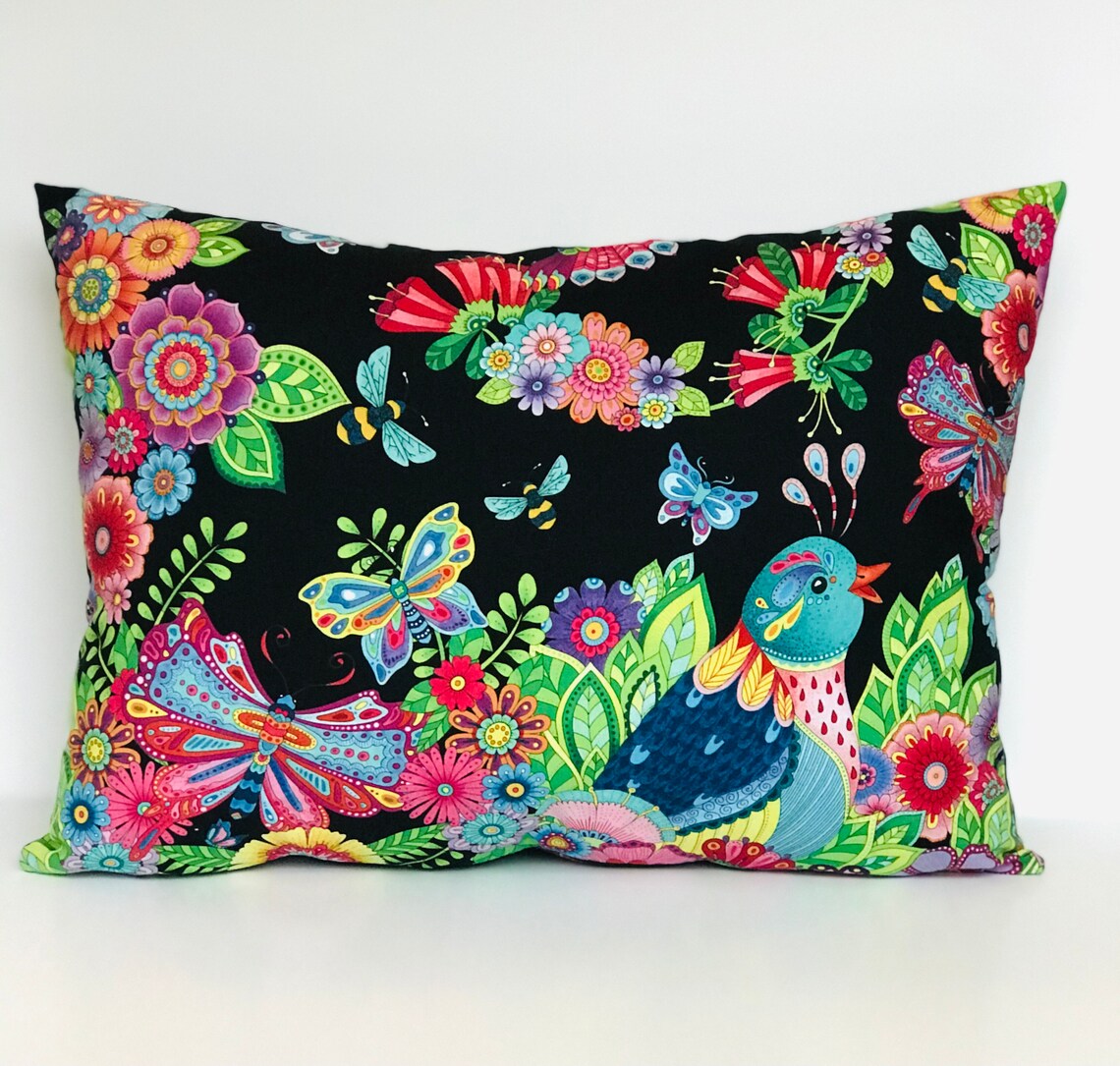 Kissen Paradies Vogel Wendekissen Dekokissen Dekorative Kissen - Etsy ...