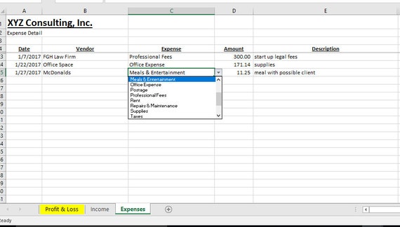 business profit loss statement etsy profit and law statement