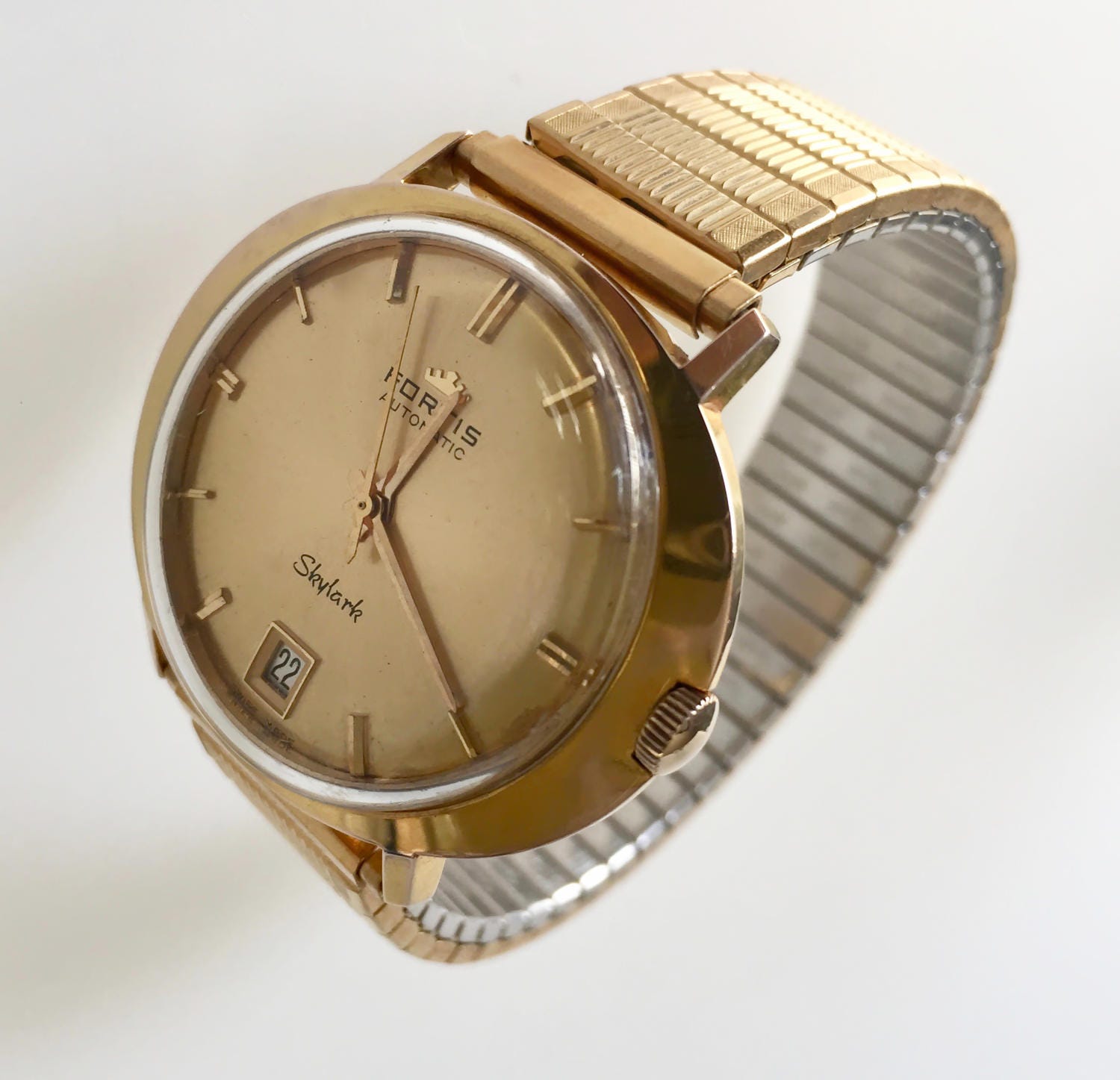 Vintage Fortis Skylark Automatic Swiss Mechanical Watch | Etsy