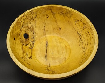 Spalted Maple Bowl Handmade