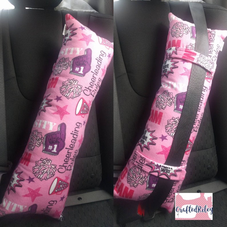 Cheer Travel Pillow For Kids Cheer Kids Seat Belt Travel Car Etsy
