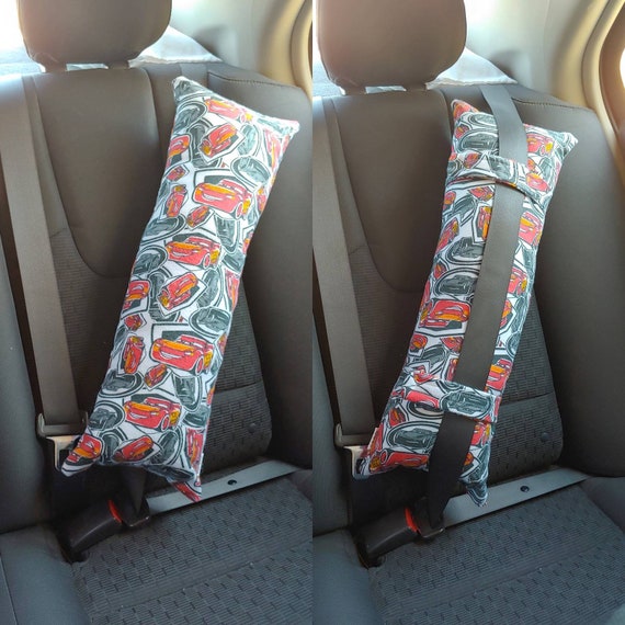 Cars Travel Pillow For Kids Cars Kids Seat Belt Travel Car Etsy