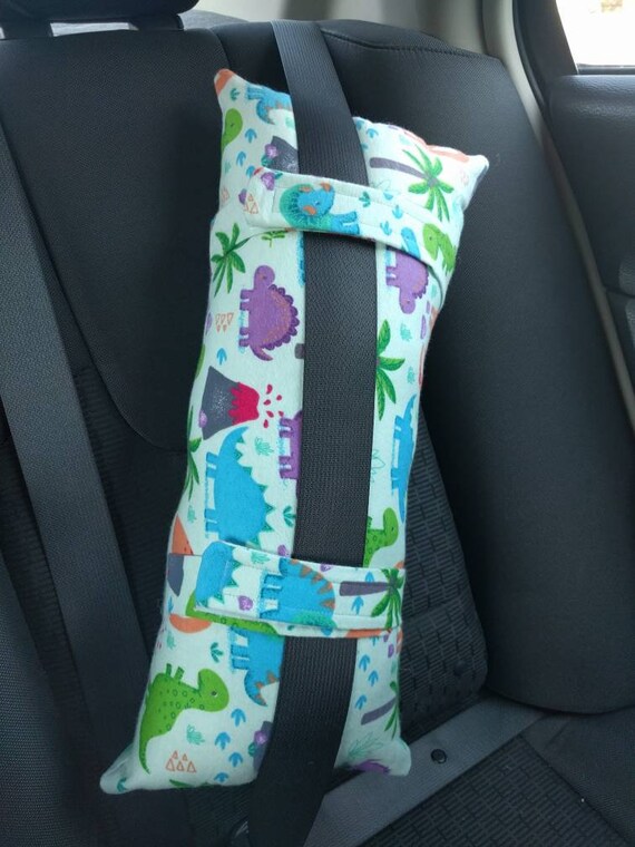 Dinosaur Travel Pillow For Kids Dinosaurs Kids Seatbelt Etsy