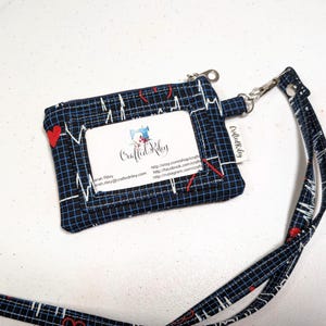 Fabric Lanyard Wallet: Medical ID Holder