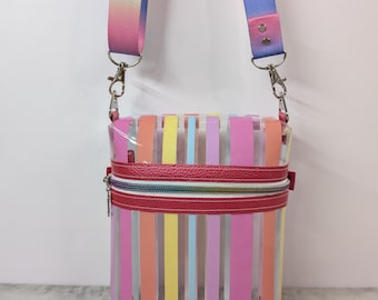 clear stadium crossbody bag,