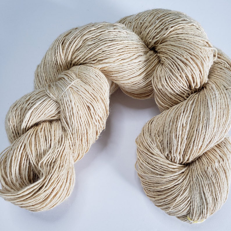 Handspun Soybean Fiber Single Plantbased Yarn Etsy