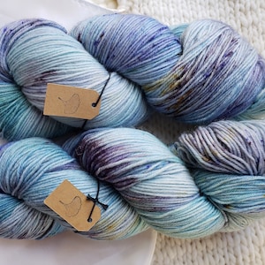 Salem Sock 004 - Hand-Dyed Superwash Merino Nylon 75/25 Fingering Yarn