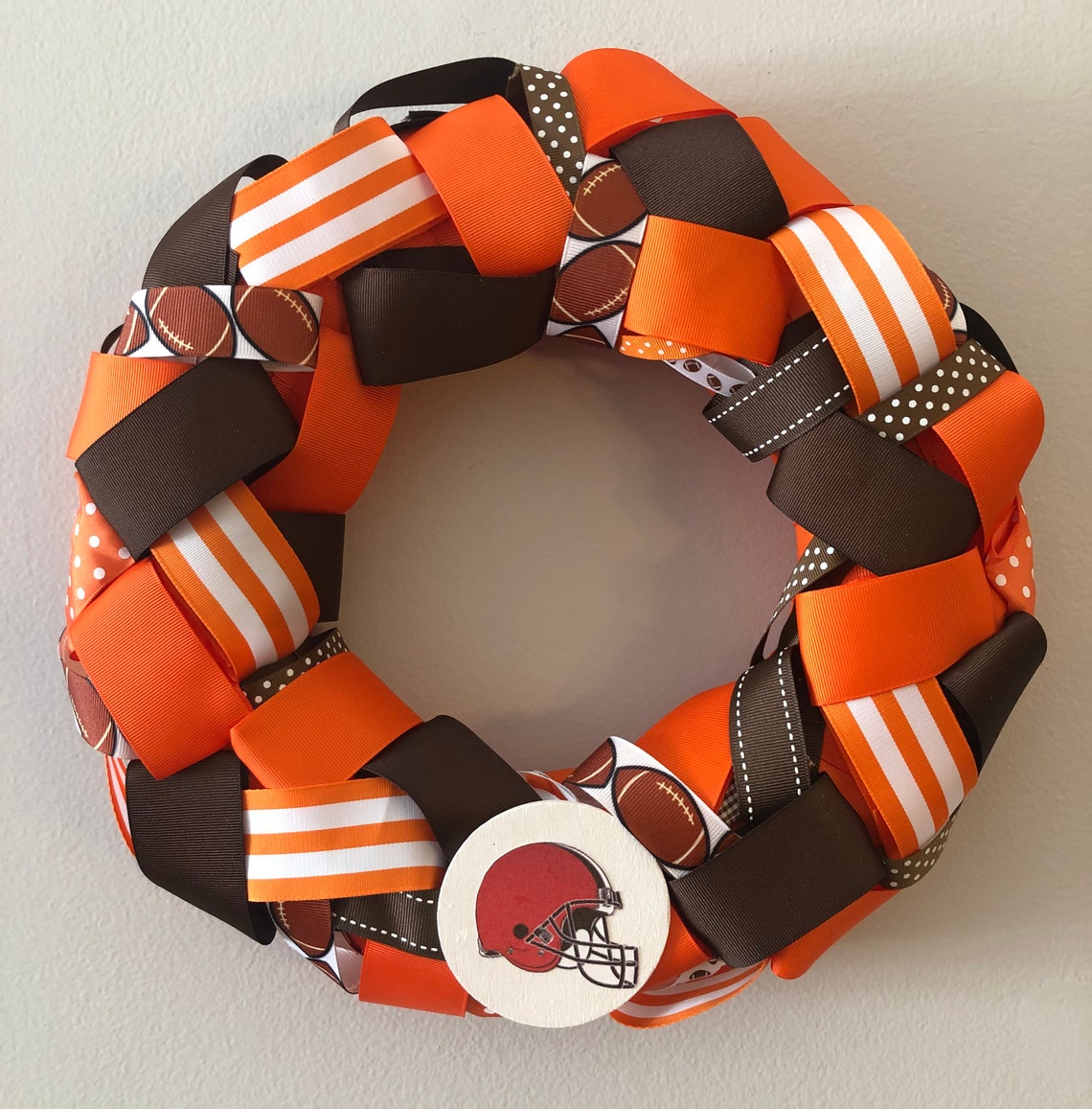 Cleveland Browns / NFL Team Ribbon Wreath Etsy