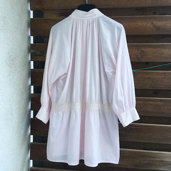 Vuokko Finnish vintage pale pink jacket / shirt X… - image 6