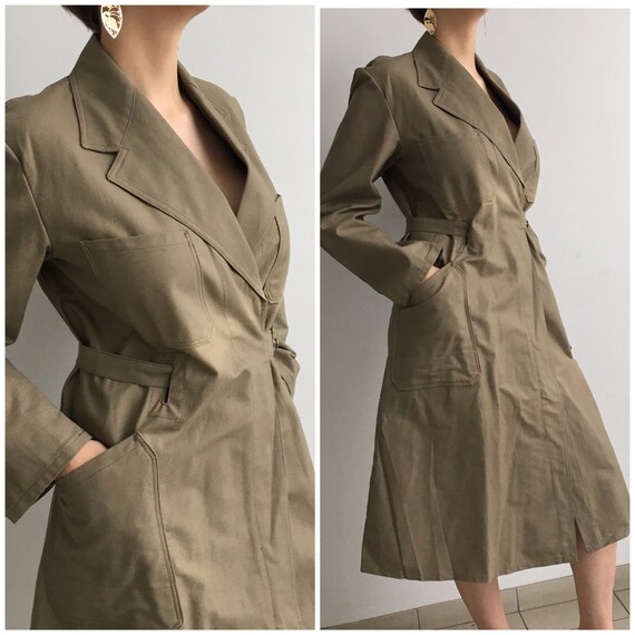 Scandinavian vintage utility / chore / denim wrap