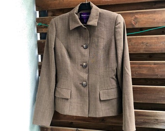 Ralph Lauren Collection Purple Label wool brown jacket / coat S-M