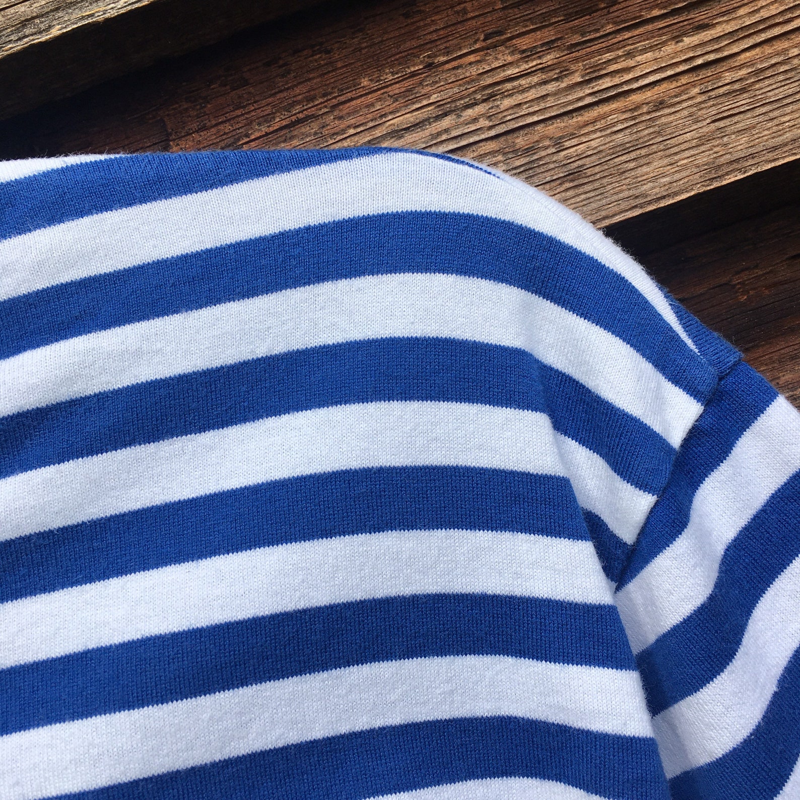 Marimekko Finnish vintage blue white striped t shirt top S-L | Etsy