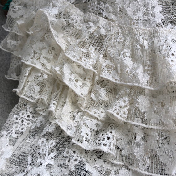 Chantal Thomass Paris romantic lace ruffled white… - image 8