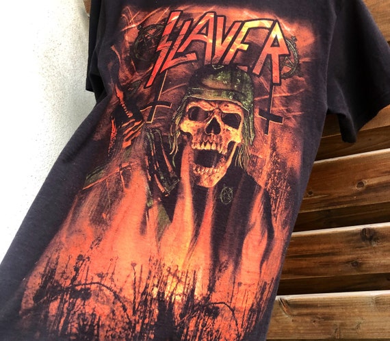 Slayer Vintage Band / Rock / Heavy Metal / Trash Metal T Shirt S-M