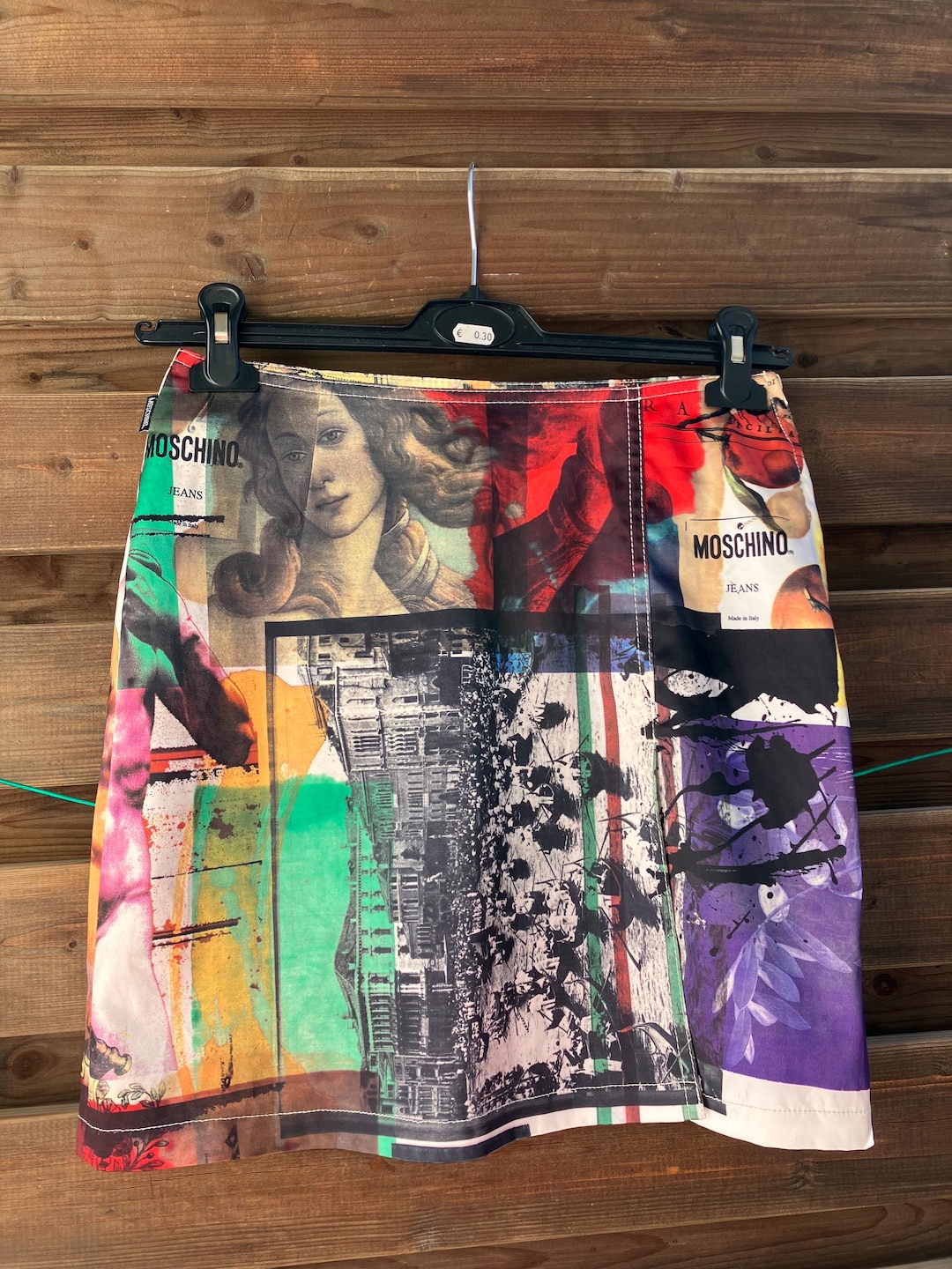 Moschino Jeans Vintage Printed Skirt IT42, D38, USA8 - Etsy