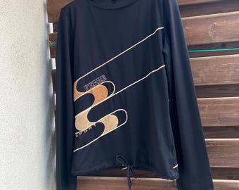 Gianfranco Ferre Sport black shirt, top S-M