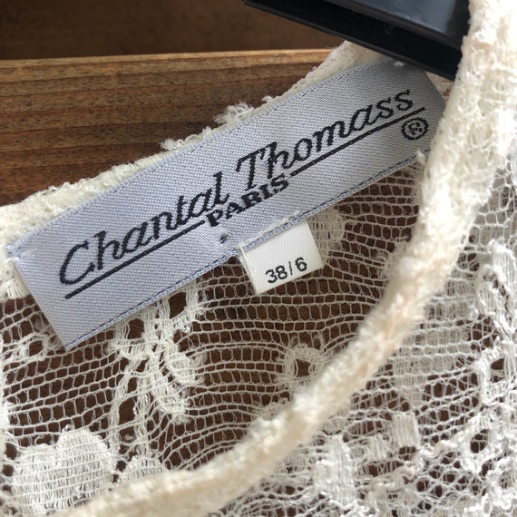 Chantal Thomass Paris romantic lace ruffled white… - image 5